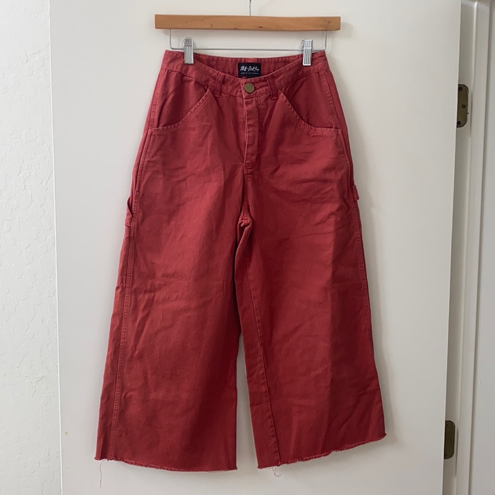 Back Beat Rags cropped wide-leg pants